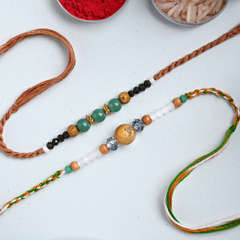 Duo Divine Rakhi Set - Send Rakhi to USA