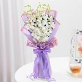 6 White Orchid Grace