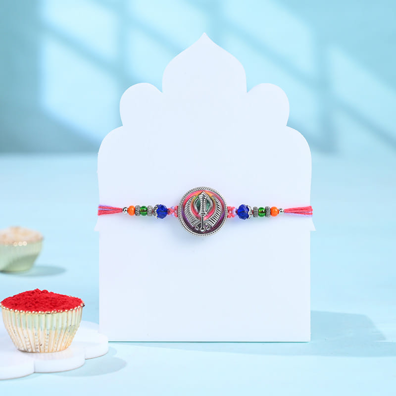 Sacred Ek Onkar Rakhi With Raisins N Trail Mix