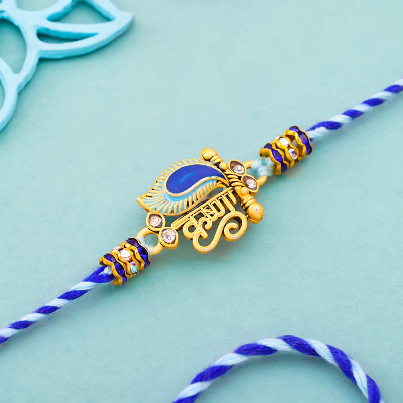Enamel Krishna Rakhi