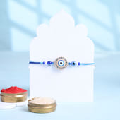 Evil Eye Rakhi with Dry Fruits
