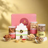 Bhaiya Bhabhi Rakhi Set With Dryfruit Box