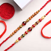 2 Set of Traditional Beads Rakhi