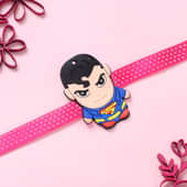 Superman Theme Cutie Kids Rakhi