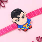 Superman Theme Cutie Kids Rakhi