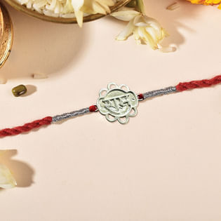 925 Sterling Silver Lord Ram Rakhi