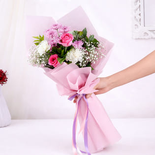 Pastel Blooms Of Serenity