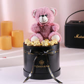 Cute Teddy n Ferrero Chocolate Gift Box MKTPLC