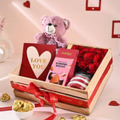 Teddy Velvet Rose Delight Hamper MKTPLC