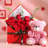 Blossoms N Cuddles For Valentines Day MKTPLC