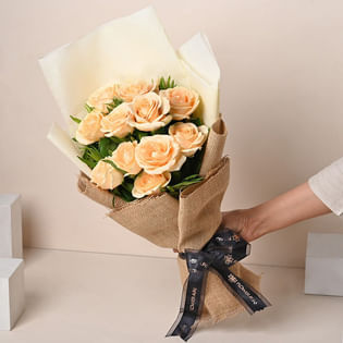 Peach Rose Birthday Perfection