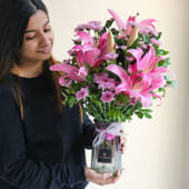 Lily Dreamland With Purple Daisy - MKTPLC