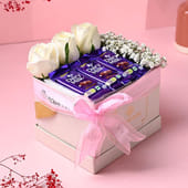 Serene Chocolate n Roses Love Box MKTPLC