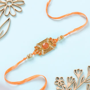 Vibrant Stone Studded Rakhi