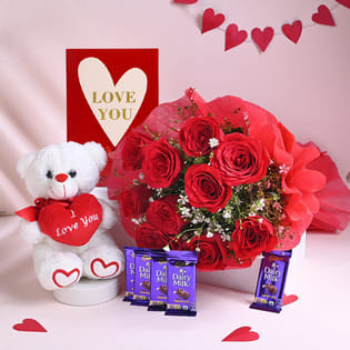 Floral Mushy Love Hamper