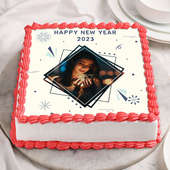 Happy New Year Picture Cake 