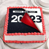 Happy New Year Flipping Cake 