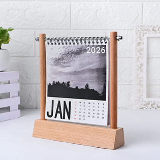 2026 Calendar Wooden Hanger
