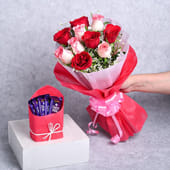 Sweet Harmony Roses n Dairy Milk Bundle MKTPLC