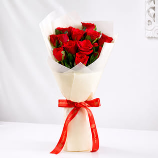 Blaze Red Velvet Roses