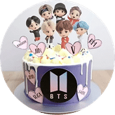 BTS Theme Cakes for Birthday