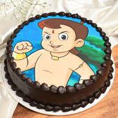 Bheem Licious Round - Birthday Cake For Kid