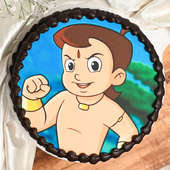 Bheem Licious Round - Bday Cake For Kids