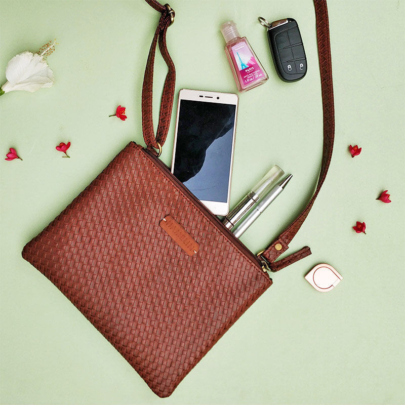 Brown Sling Bag - For Sister