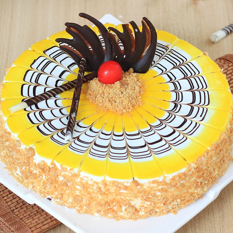 Butterscotch Cake 1 Kg Premium - Zoom View