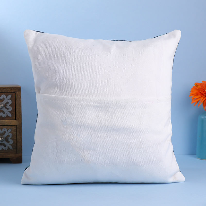 Back View of Personalised Name Cushion