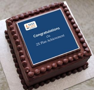 Maxlife Black Forest Photo Square Shape 1.5 Kg Cake Project 1