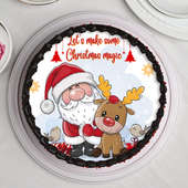 Xmas Special Magic Poster Cake - Front View
