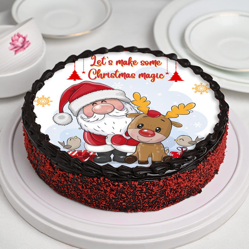 Xmas Special Magic Poster Cake