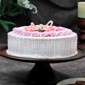 Strawberry birthday Cake - Eggless Cake Delivery