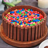 Send Kitkat Gems Choco Cake With Online Delivery