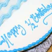 Delicious Half Birthday Cake Online