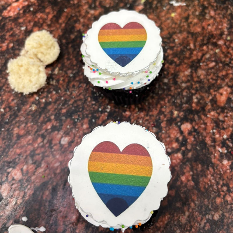 Chocolate Photo Cupcake