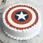 Captain America Cake, Order Online Theme Cake