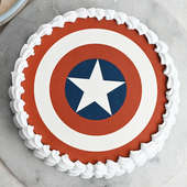 Captain America Cake - Theme Cake Delivery