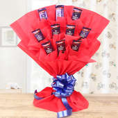 Chocolate Love - Bouquet of 10 Cadbury Dairy Milk