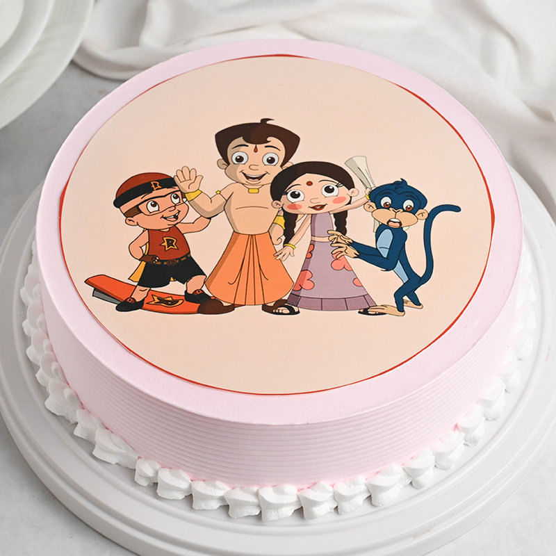 Chota Bheem Fam Cake