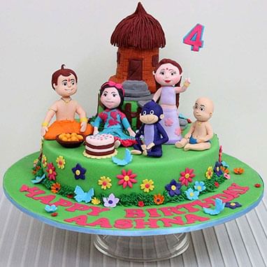 Chota bheem, birthday cake for kids