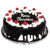 Christmas blackforest cake