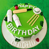 Cricket theme cake for birthday