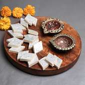 Traditional Diwali Sweets Kaju Katli