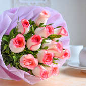 Gift Pinky Promise Rose Flower Bouquet