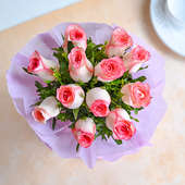 Send Pinky Promise Rose Flower Bouquet