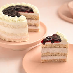 Melting Blueberry Cake For Birthday