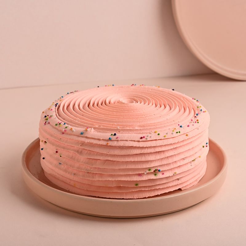 Strawberry birthday Cake - Online Eggless Cake