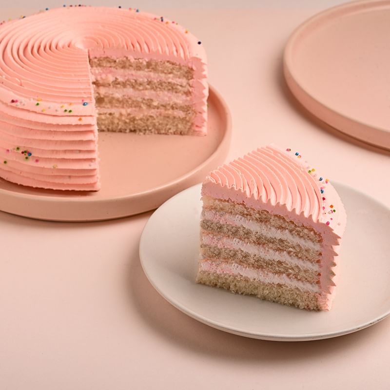 Strawberry birthday Cake - Online Eggless Cake